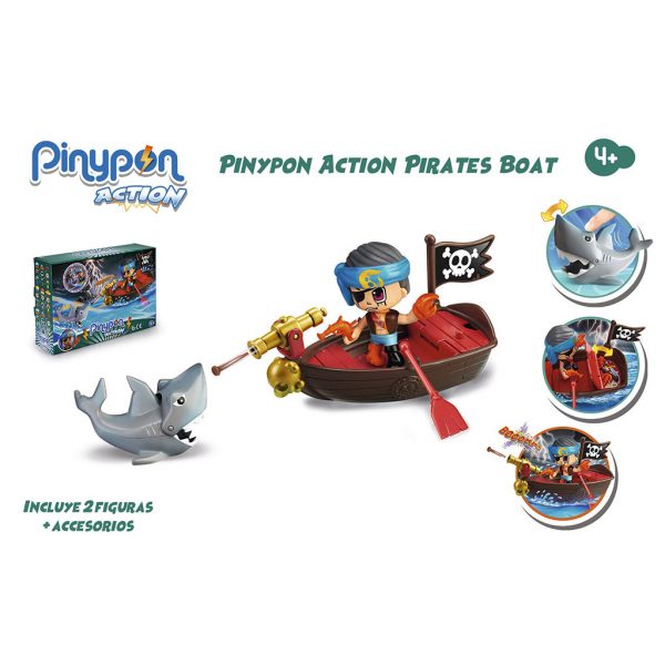 PinyPon Action Bote pirata